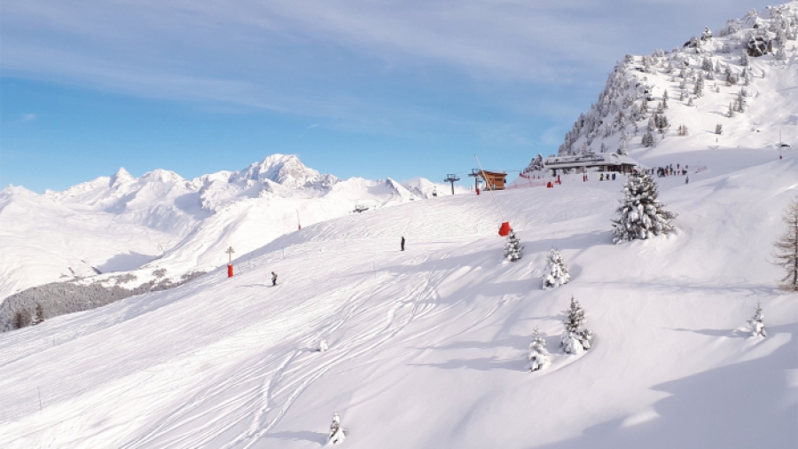 Corona en wintersport in de Franse bergen